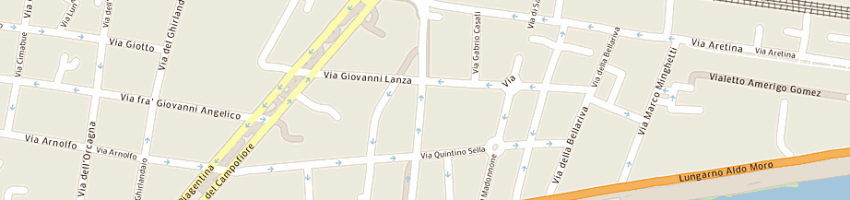 Mappa della impresa cecchi rappresentanze francesco marcello a FIRENZE