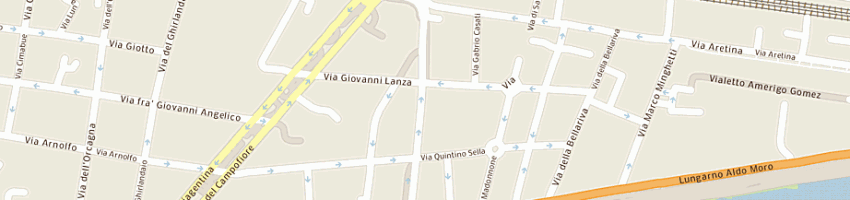 Mappa della impresa pasticceria piombanti rimart e mirko sas a FIRENZE