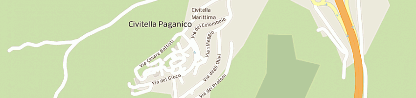 Mappa della impresa banca della maremma credito cooperativo di grosseto societa' cooperativa a CIVITELLA PAGANICO