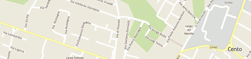 Mappa della impresa desidera andrea a FERRARA