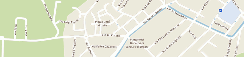 Mappa della impresa al forno del villaggio snc a CENTO