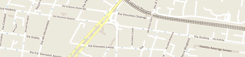 Mappa della impresa tessitura di rovezzano srl5 a FIRENZE