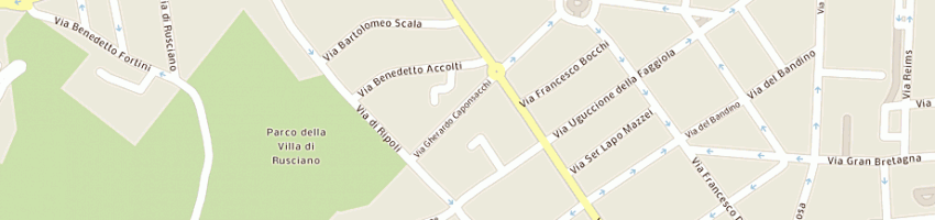 Mappa della impresa ceccarelli farmaceutici srl a FIRENZE