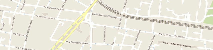 Mappa della impresa vannozzi rolando e luca a FIRENZE