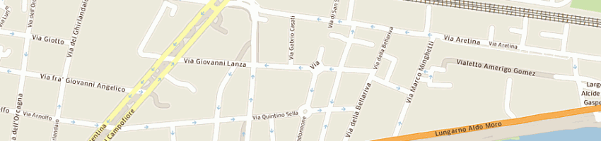 Mappa della impresa bomber sas a FIRENZE