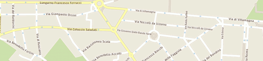 Mappa della impresa roli gian antonio a FIRENZE