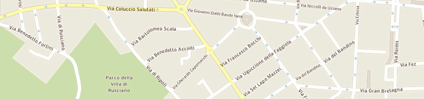 Mappa della impresa gomiti leonardo a FIRENZE