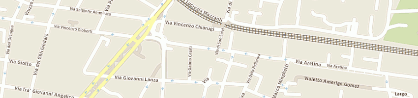 Mappa della impresa antico civaiolo di filippini roberto a FIRENZE