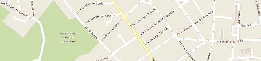 Mappa della impresa ferruzzi vittorio a FIRENZE