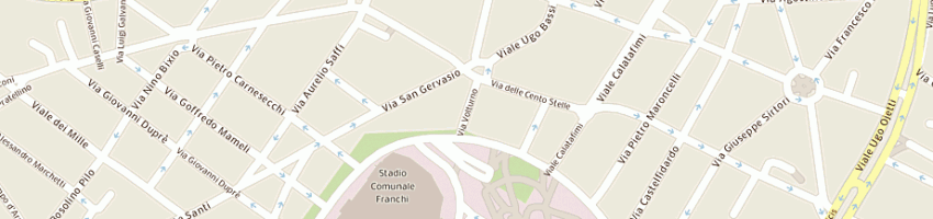 Mappa della impresa pinzauti alberto a FIRENZE