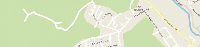 Mappa della impresa rossato luca a VALDAGNO