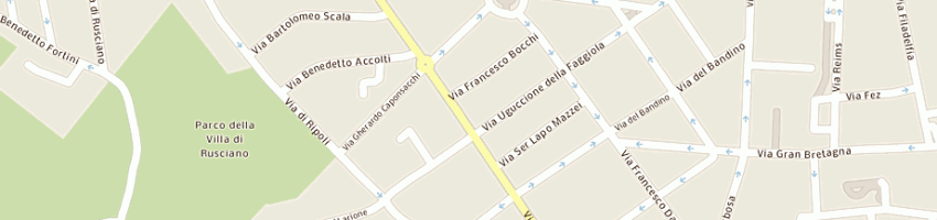 Mappa della impresa scuole pubbliche elementari a FIRENZE