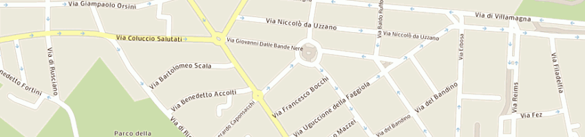 Mappa della impresa falegnameria gavinana snc di pampaloni paolo pieri leonardo e tonelli a FIRENZE