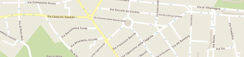 Mappa della impresa ceaf srl a FIRENZE