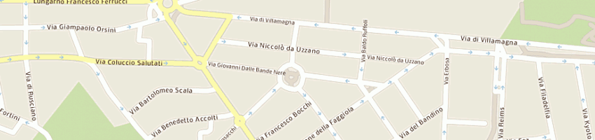 Mappa della impresa le pizzicagnole di busetto liliana e c - snc a FIRENZE