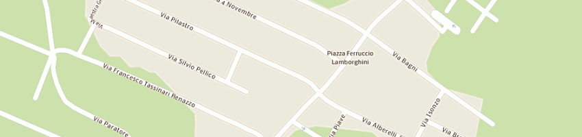 Mappa della impresa promex snc di scagliarini giuliana e c a CENTO