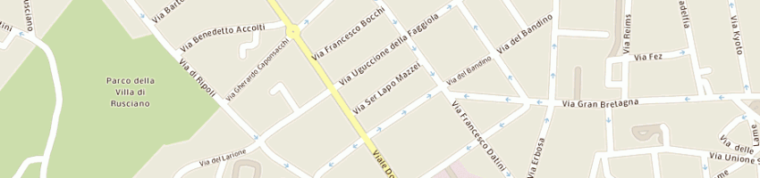 Mappa della impresa inedita di lisa ridolfi e francesca ferrari snc a FIRENZE