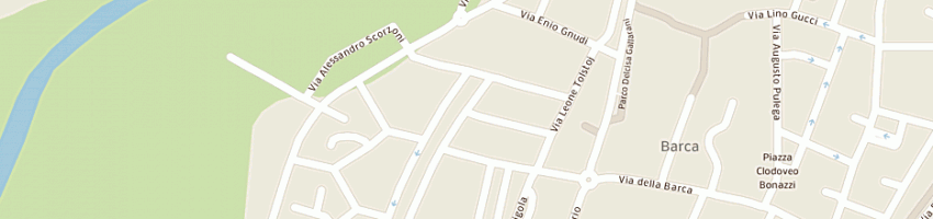 Mappa della impresa farmacia sandrea alla barca a BOLOGNA