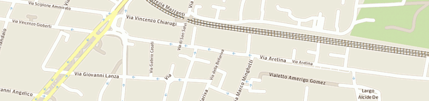 Mappa della impresa montigiani luca a FIRENZE