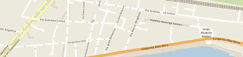 Mappa della impresa bruni paolo e risi josette - societa' in nome collettivo a FIRENZE