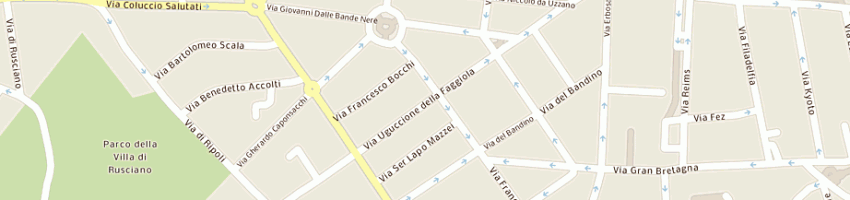 Mappa della impresa gentilini luca a FIRENZE
