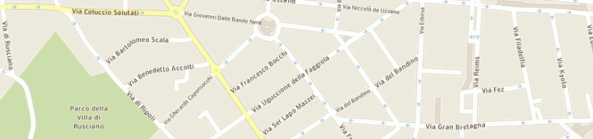 Mappa della impresa tendi roberto sas a FIRENZE