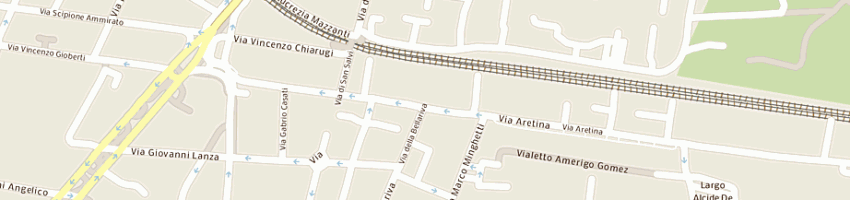 Mappa della impresa bicchielli mario srl a FIRENZE