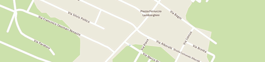 Mappa della impresa il corallo di ramponi fabio a CENTO