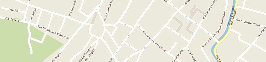 Mappa della impresa nuova estetica snc di massarenti c e breveglieri p a FERRARA