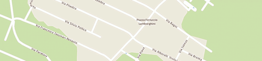 Mappa della impresa govoni fabia a CENTO