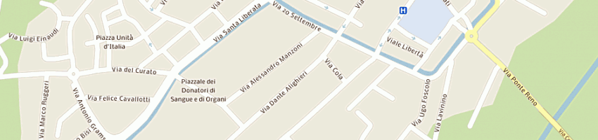 Mappa della impresa studio di ingegneria alberto costantini a CENTO