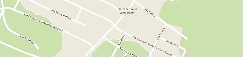 Mappa della impresa la coccinella di borgatti cinzia a CENTO