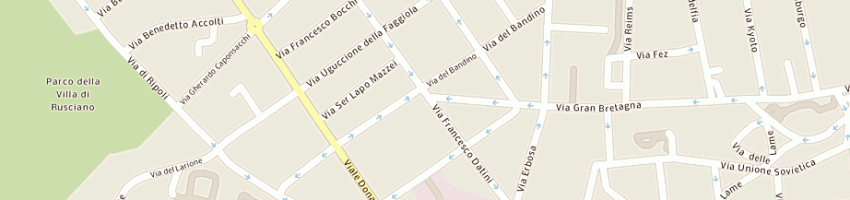 Mappa della impresa pianeta animale di vignolini stefano a FIRENZE