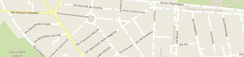 Mappa della impresa marchiori massimo a FIRENZE
