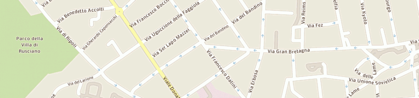 Mappa della impresa angolo della bellezza di s zerrilli e a resia snc a FIRENZE