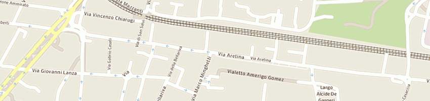 Mappa della impresa ferramenta raster a FIRENZE