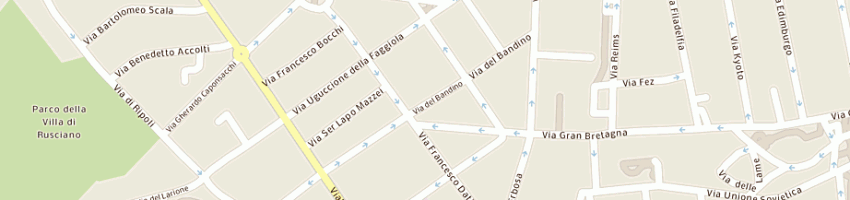 Mappa della impresa enoteca internazionale de rham srl a FIRENZE