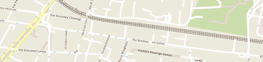 Mappa della impresa autofficina apinzani e r montigiani (snc) a FIRENZE
