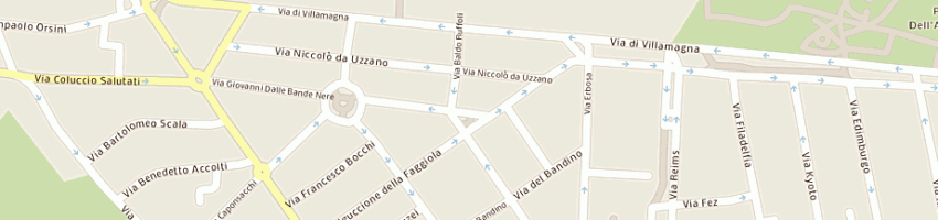 Mappa della impresa edilprogetti srl a FIRENZE