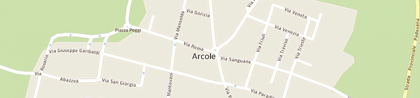Mappa della impresa scuola elementare a ARCOLE