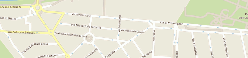 Mappa della impresa sercom srl a FIRENZE