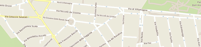 Mappa della impresa autofficina villamagna a FIRENZE