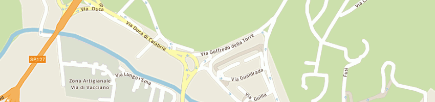 Mappa della impresa servizi e gestioni italia srl a FIRENZE