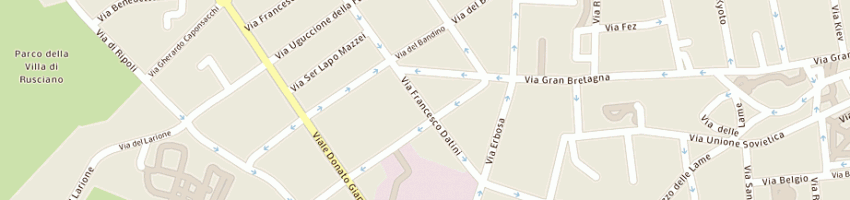 Mappa della impresa luminando a FIRENZE