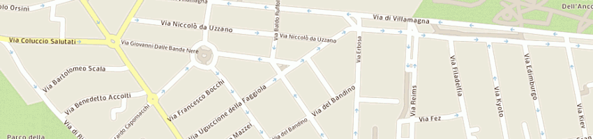 Mappa della impresa albergo gavinana a FIRENZE