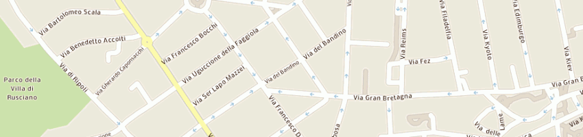 Mappa della impresa st raglaura degl'innocenti a FIRENZE
