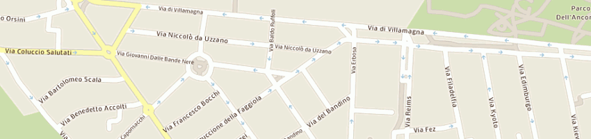 Mappa della impresa manetti a FIRENZE