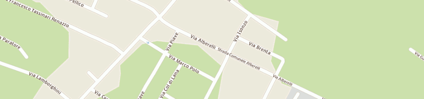 Mappa della impresa edilverde srl a CENTO