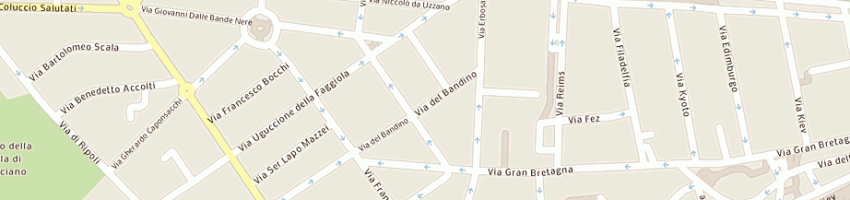 Mappa della impresa sfera srl a FIRENZE
