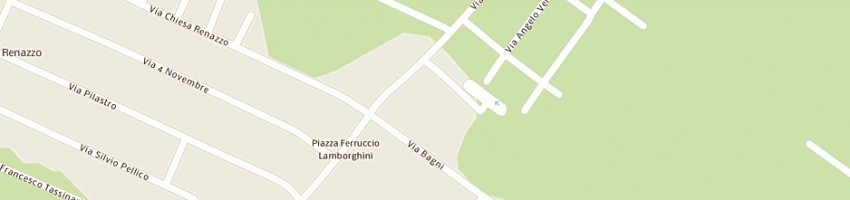 Mappa della impresa scuole media a CENTO